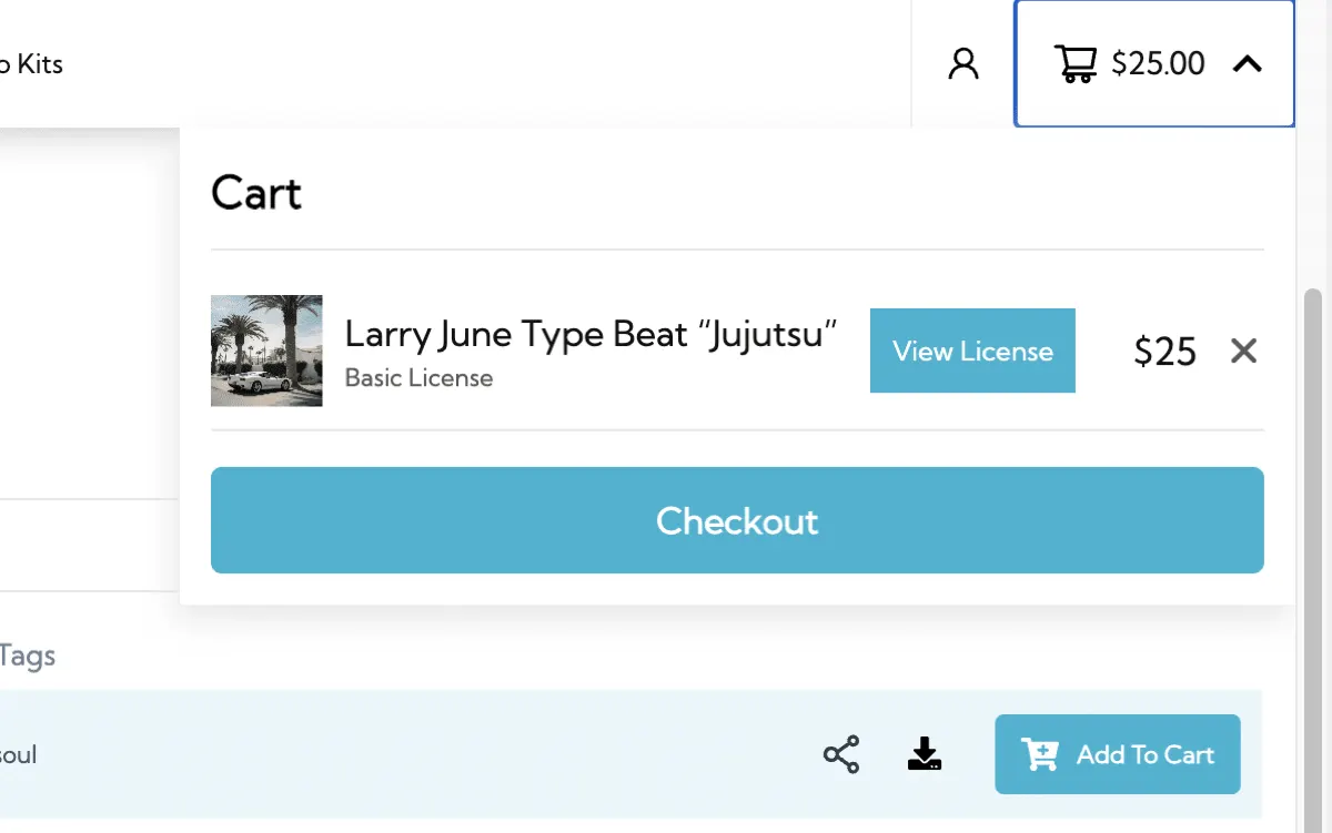 Player cart integration